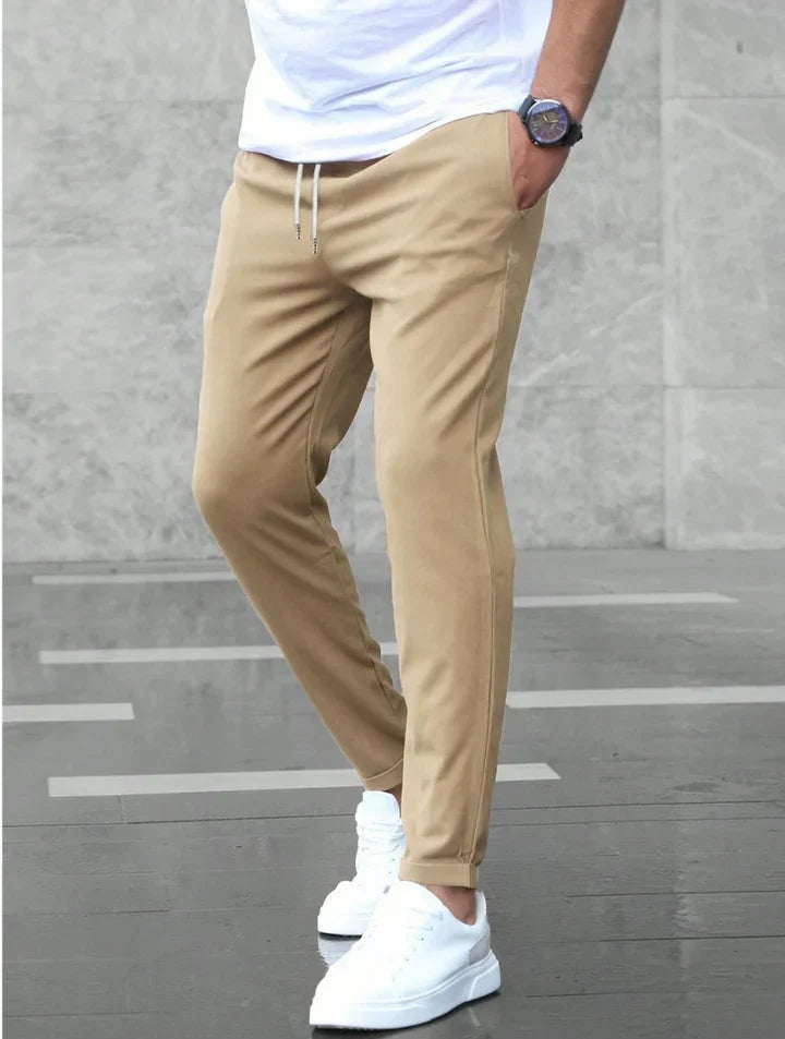 Tomás | Pantalón Chino de Algodón Elástico Hombre Corte Slim