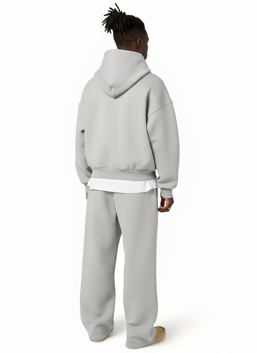 Juan | Conjunto Sudadera Hombre con Capucha Corte Recto