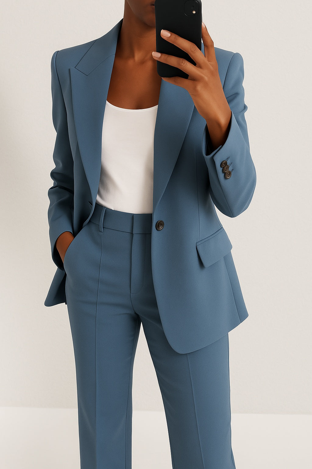 Victoria | Conjunto Sastre Mujer Elegante Cuello Solapa