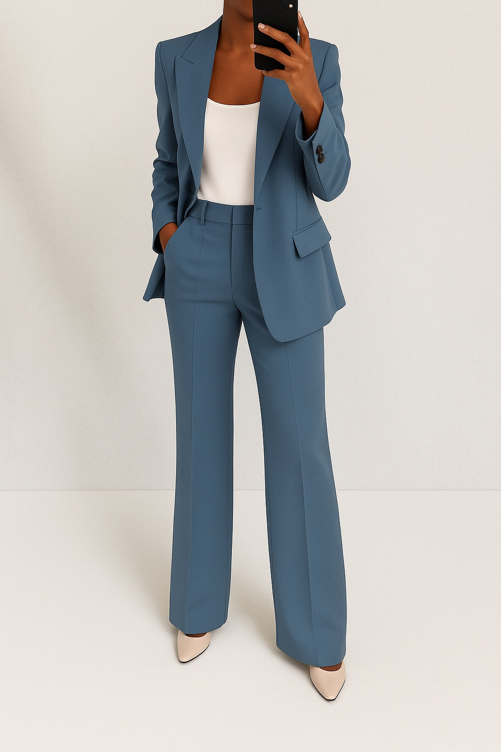 Victoria | Conjunto Sastre Mujer Elegante Cuello Solapa