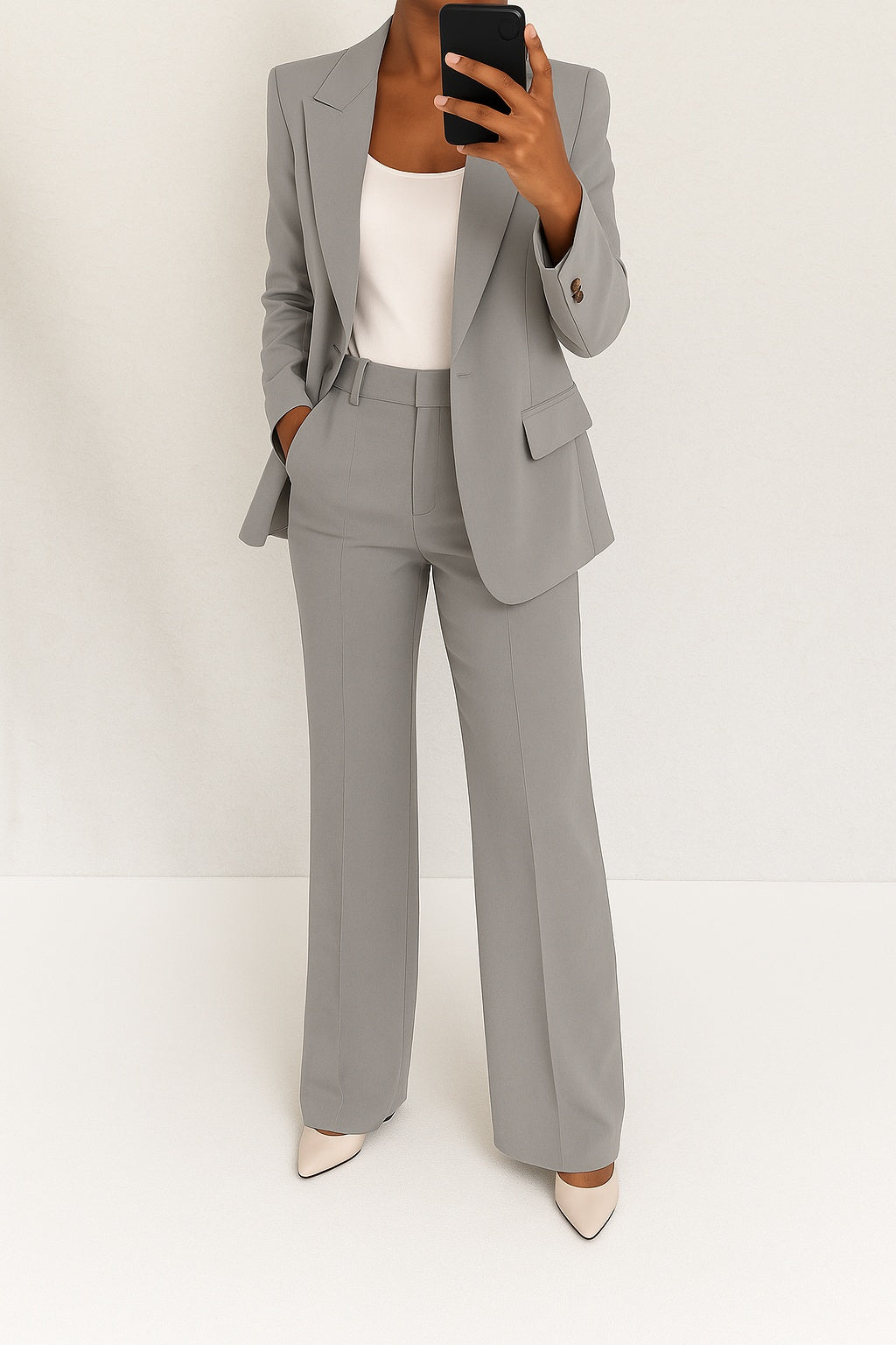 Victoria | Conjunto Sastre Mujer Elegante Cuello Solapa