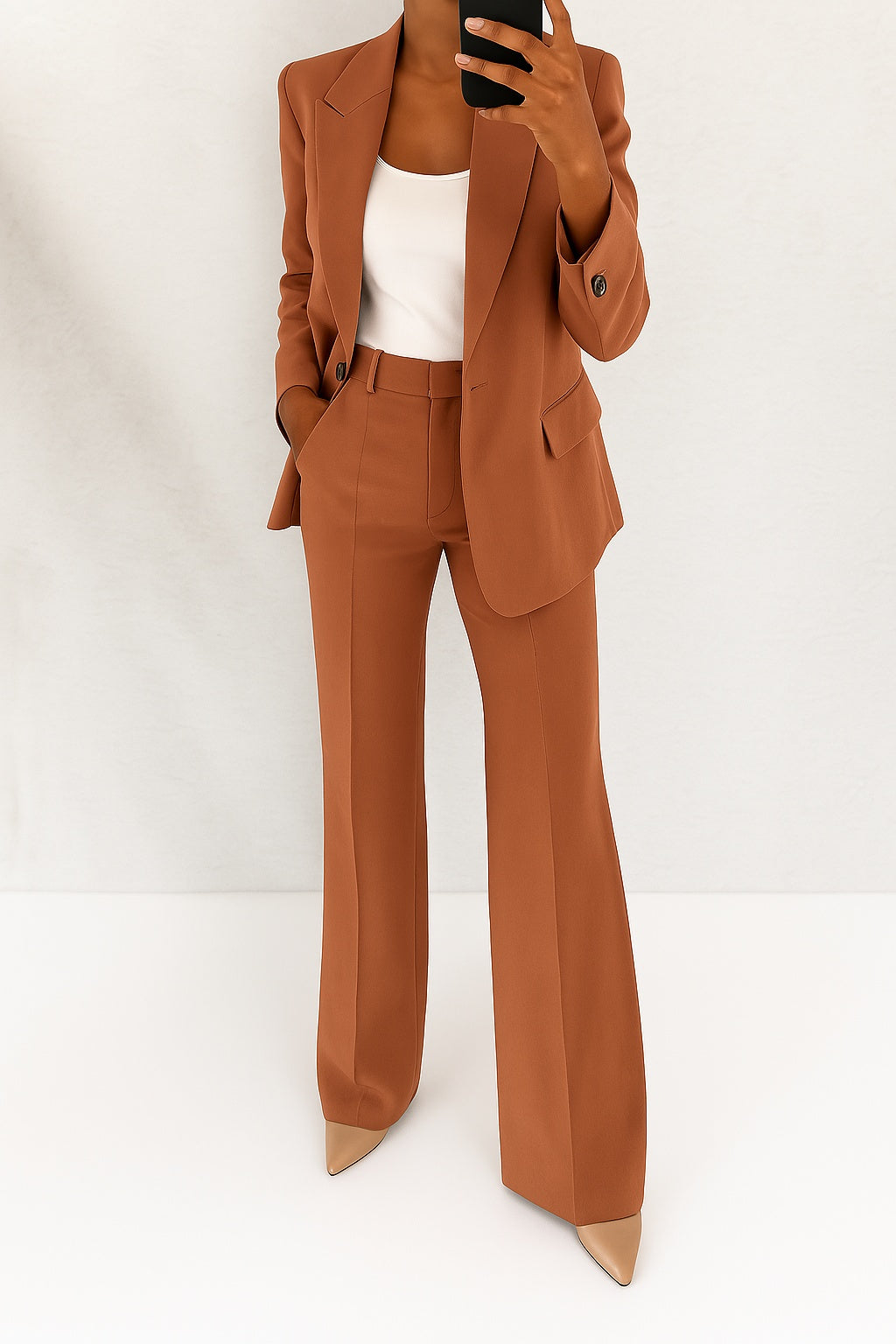 Victoria | Conjunto Sastre Mujer Elegante Cuello Solapa