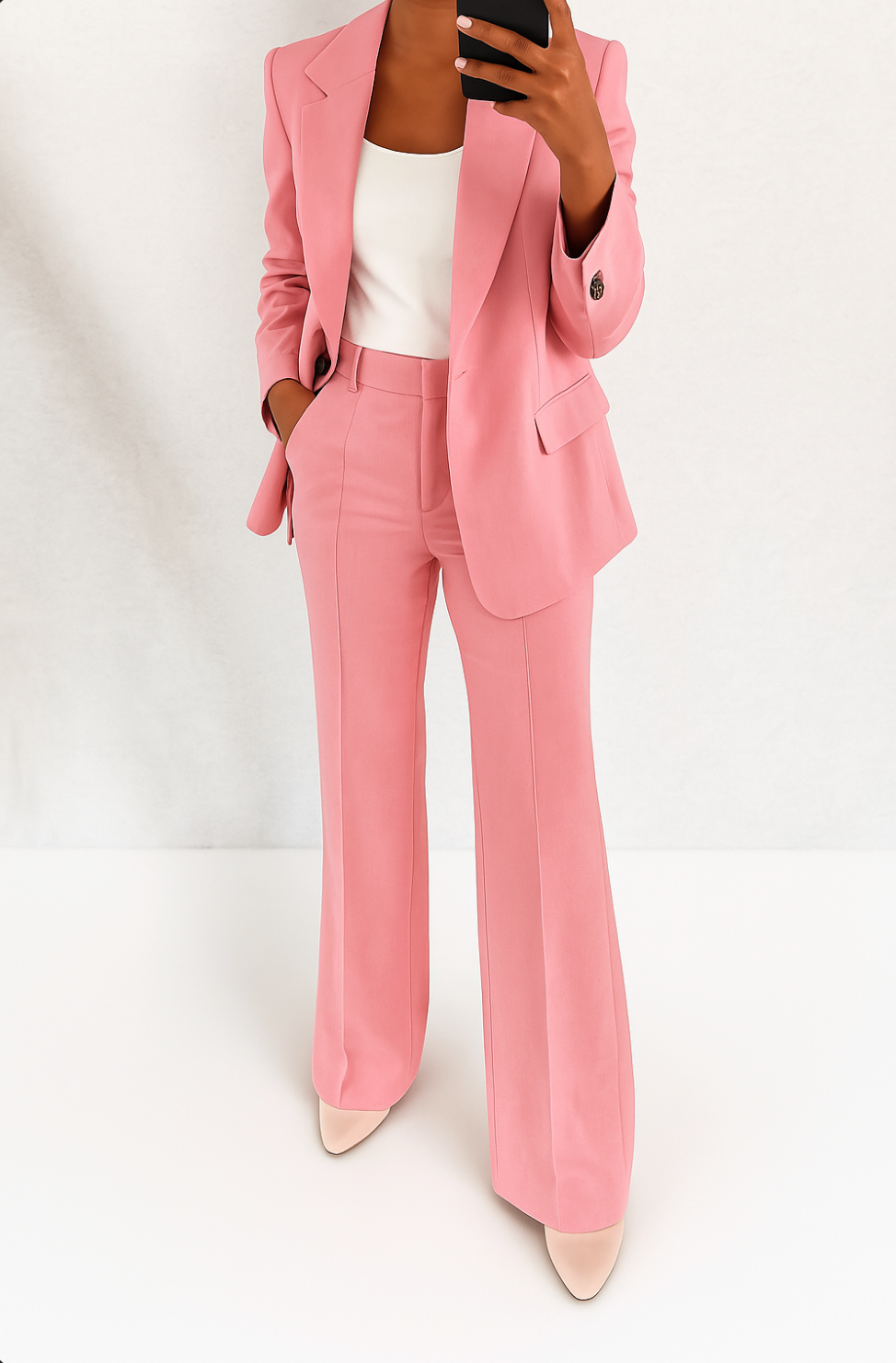 Victoria | Conjunto Sastre Mujer Elegante Cuello Solapa