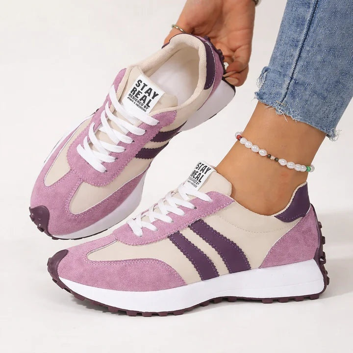 Lucía | Tenis Casual Retro Mujer Plataforma