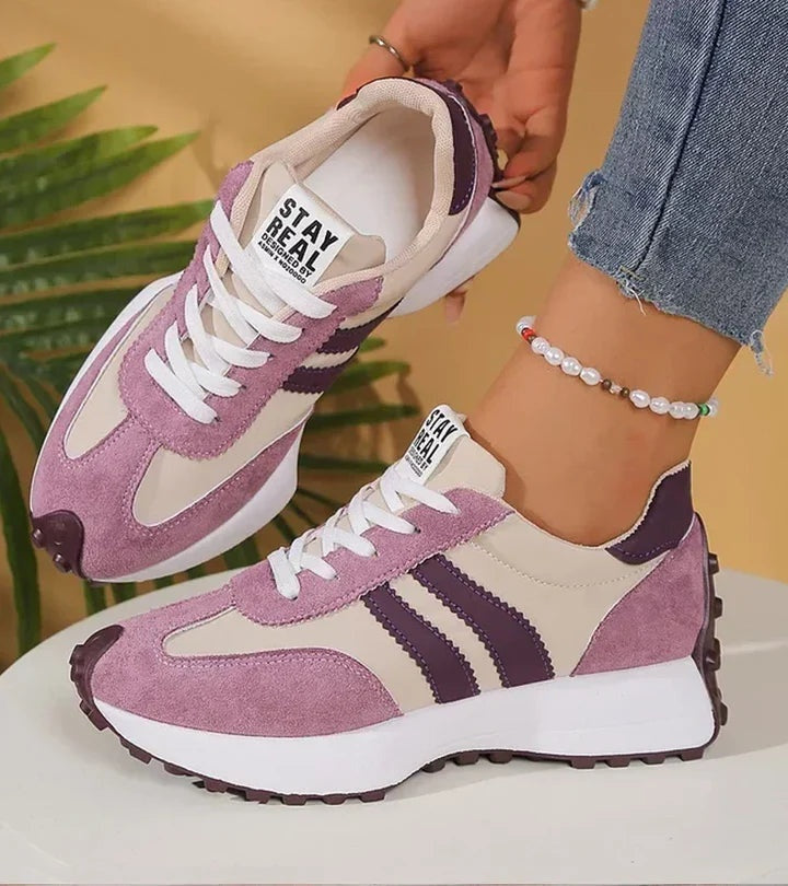 Lucía | Tenis Casual Retro Mujer Plataforma
