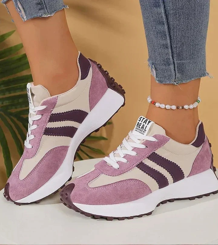 Lucía | Tenis Casual Retro Mujer Plataforma