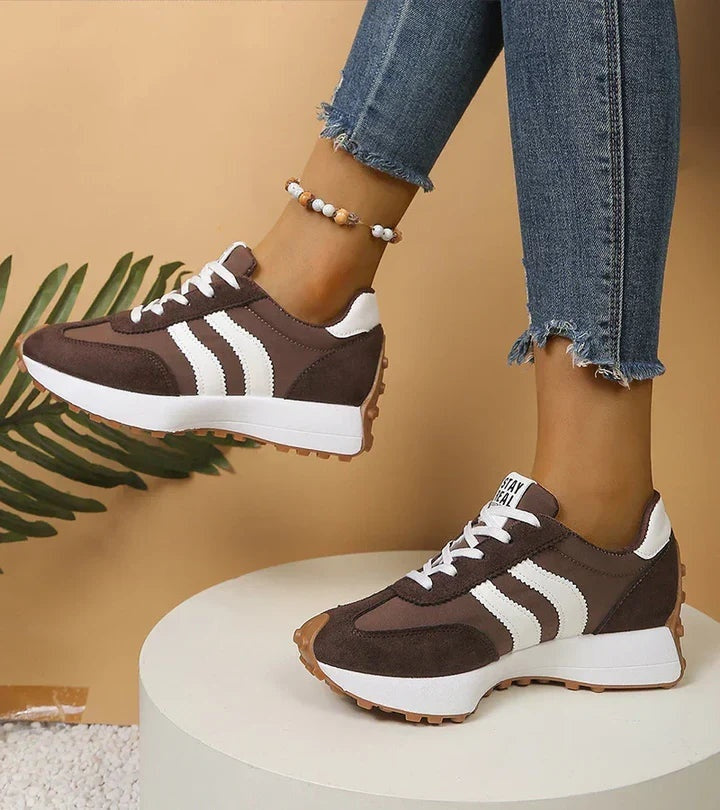 Lucía | Tenis Casual Retro Mujer Plataforma